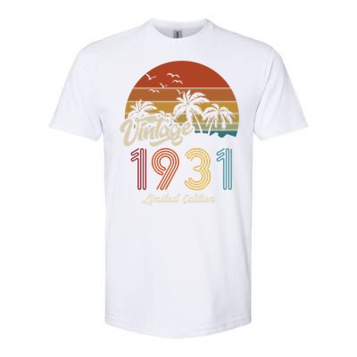 92rd Birthday Vintage Limited Edition 1931 Softstyle CVC T-Shirt