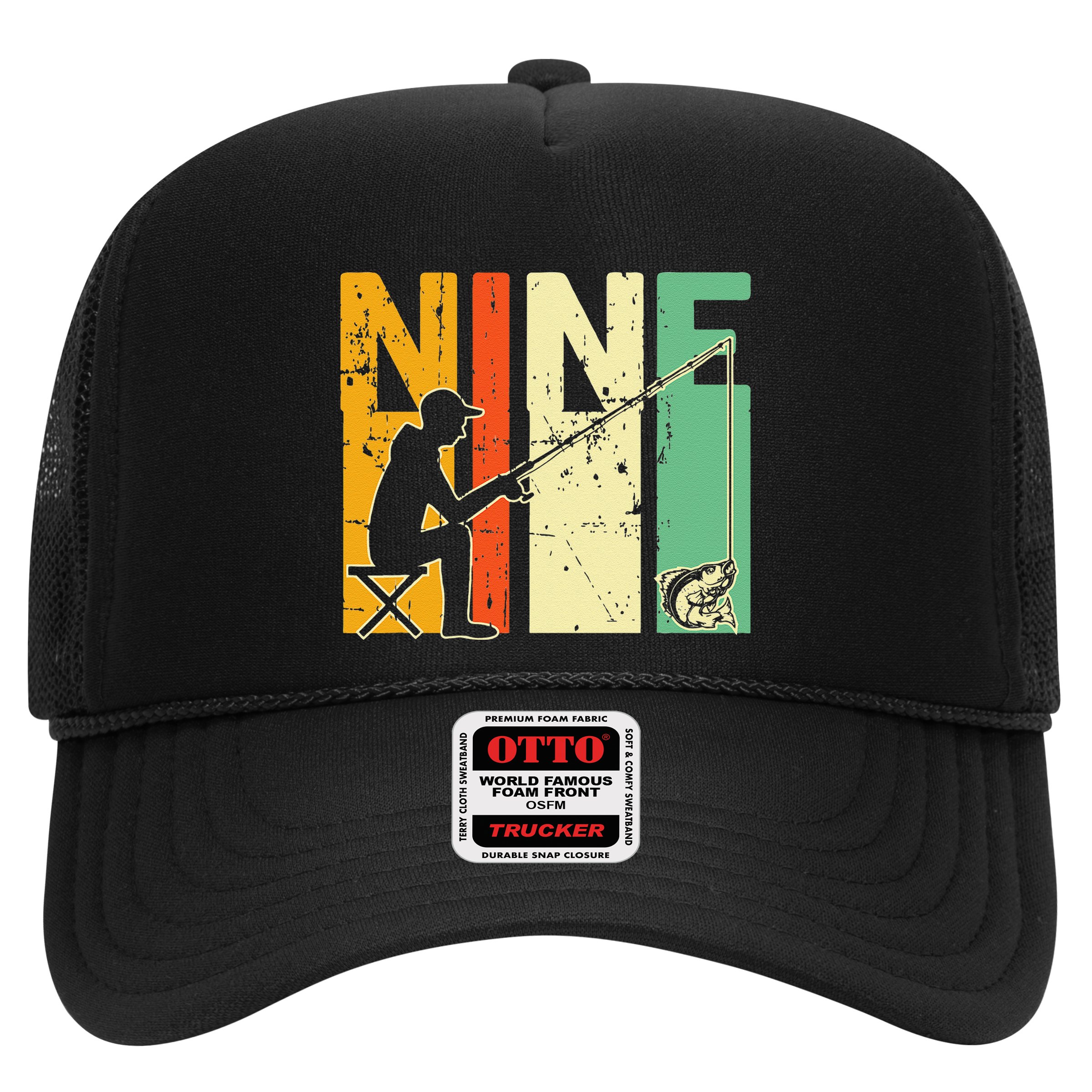 9th Birthday Walleye Fishing Turning 9 Year Old Fisher Hat