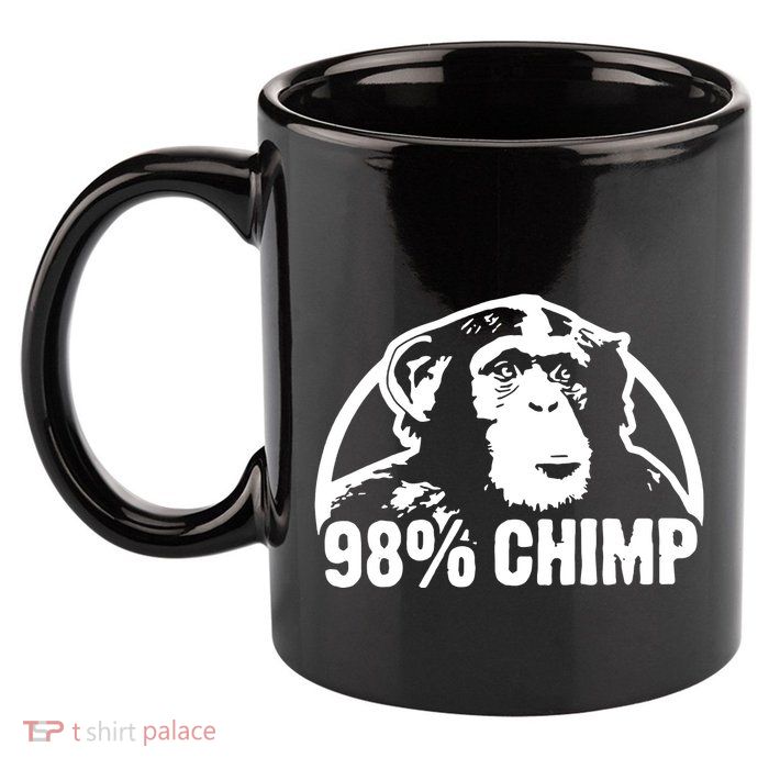 98% Chimp 11oz C Handle Ceramic Mug