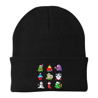 9 Christmas Alien Monsters Santa Snowman Nine Beanie
