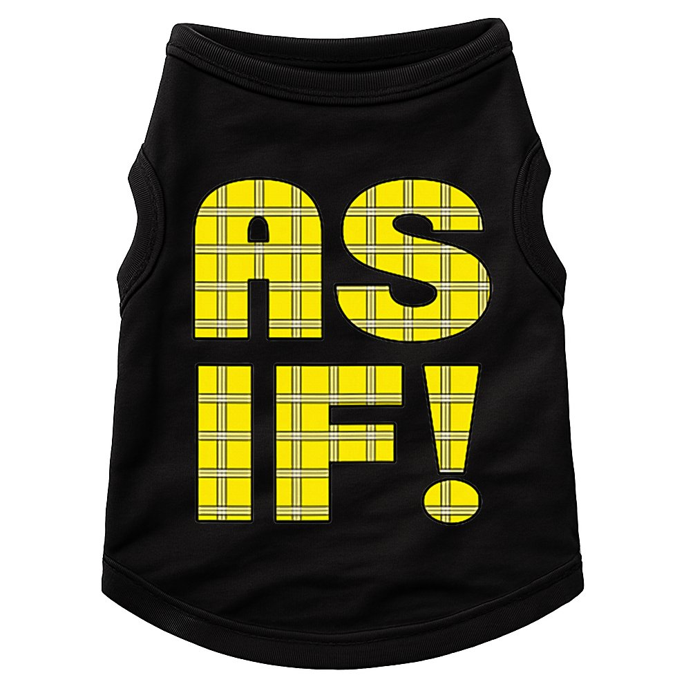 90s Clueless As If! Plaid Ladies Highschool Cult Doggie Tank