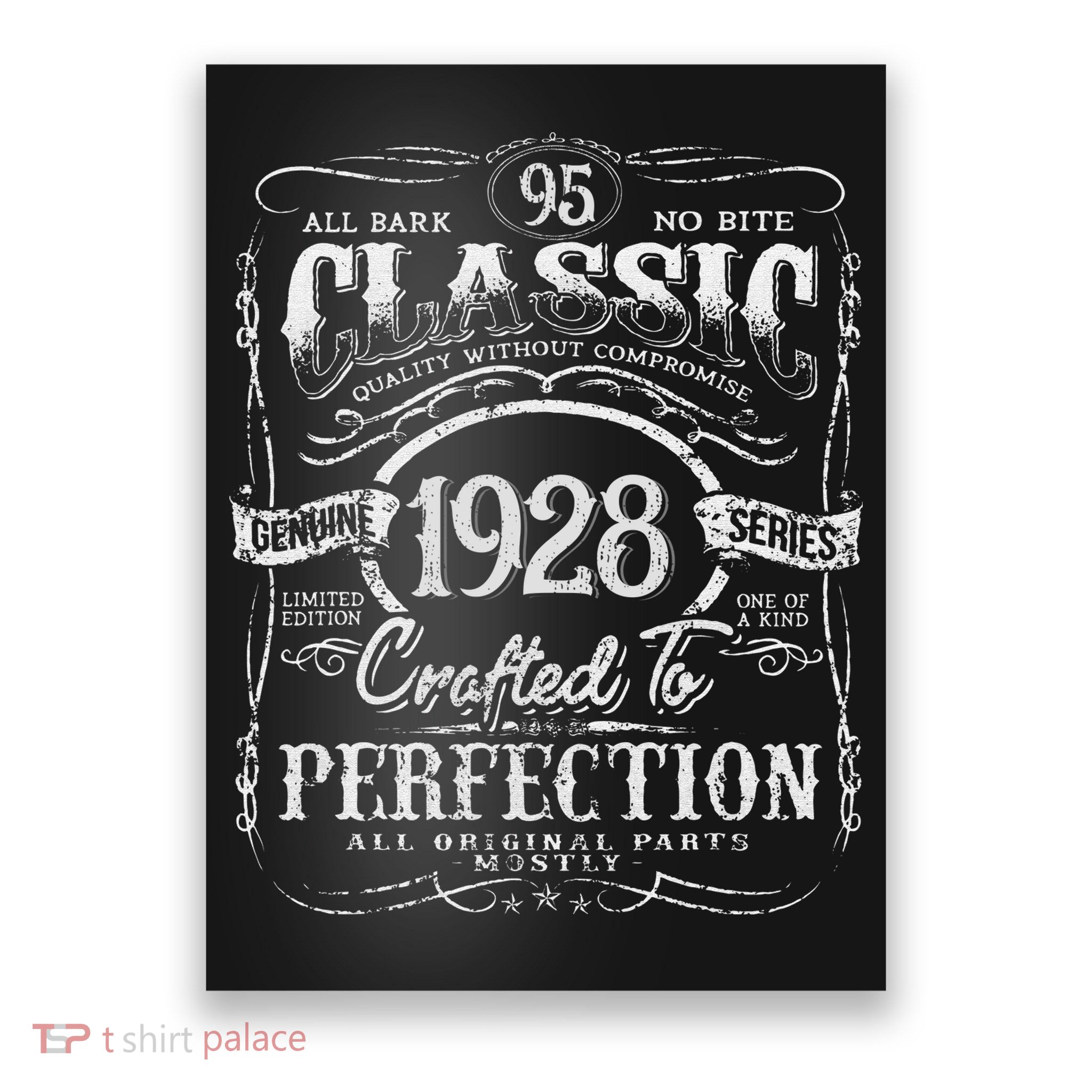 95th Classic Birthday gift 95 Perfection 1928 Birthday Poster