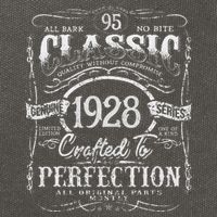 95th Classic Birthday gift 95 Perfection 1928 Birthday Cotton Canvas Backpack