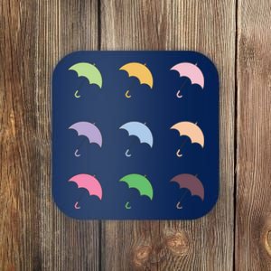 9 Cute Doodle Umbrella Pack Coaster