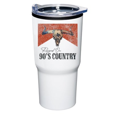 90's Country Music Bull Skull Western Vintage Hat Tumbler