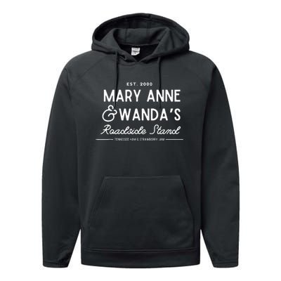 90’s Country Mary Anne And Wanda’s Road Stand Funny Earl Performance Fleece Hoodie