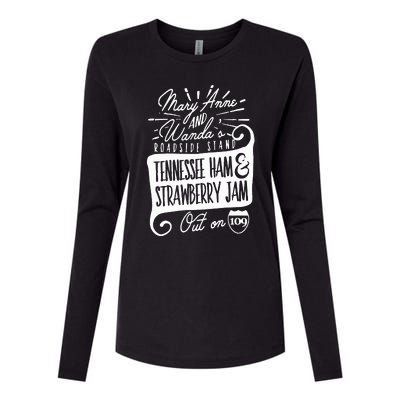 90S Country Mary Anne And Wanda Road Side Stand Earl Womens Cotton Relaxed Long Sleeve T-Shirt