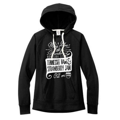 90S Country Mary Anne And Wanda Road Side Stand Earl Women's Fleece Hoodie