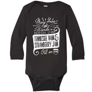 90S Country Mary Anne And Wanda Road Side Stand Earl Baby Long Sleeve Bodysuit