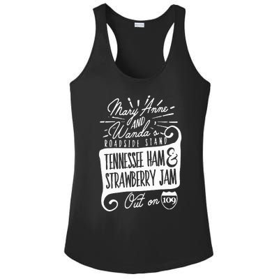 90S Country Mary Anne And Wanda Road Side Stand Earl Ladies PosiCharge Competitor Racerback Tank