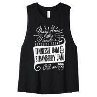 90S Country Mary Anne And Wanda Road Side Stand Earl Women's Racerback Cropped Tank