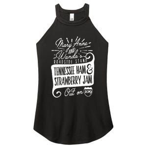 90S Country Mary Anne And Wanda Road Side Stand Earl Women's Perfect Tri Rocker Tank