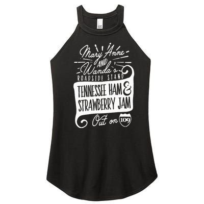 90S Country Mary Anne And Wanda Road Side Stand Earl Women's Perfect Tri Rocker Tank