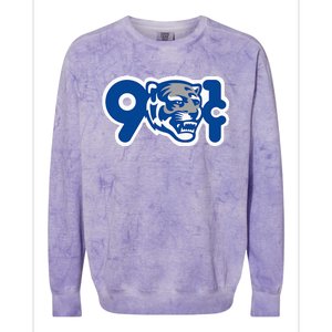 901 Cent Tigers Memphis Basketball Colorblast Crewneck Sweatshirt