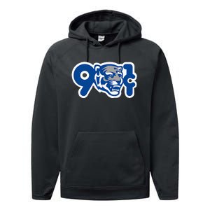 901 Cent Tigers Memphis Basketball Performance Fleece Hoodie