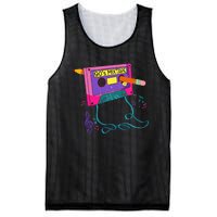 90s Cassette Tape Pencil 1990s Retro Vintage Throwback Music Mesh Reversible Basketball Jersey Tank