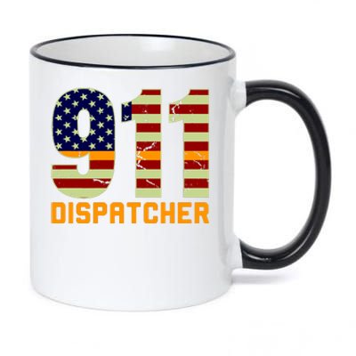 911 Dispatcher 11oz Black Color Changing Mug