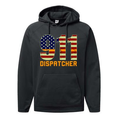 911 Dispatcher Performance Fleece Hoodie