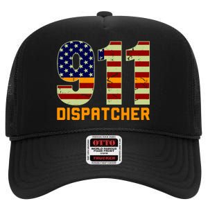 911 Dispatcher High Crown Mesh Back Trucker Hat