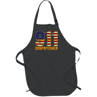 911 Dispatcher Full-Length Apron With Pockets