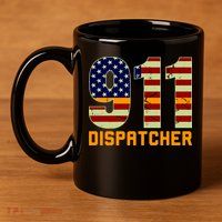 911 Dispatcher 11oz C Handle Ceramic Mug
