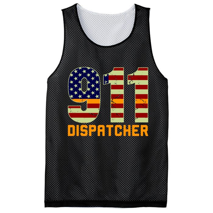 911 Dispatcher Mesh Reversible Basketball Jersey Tank