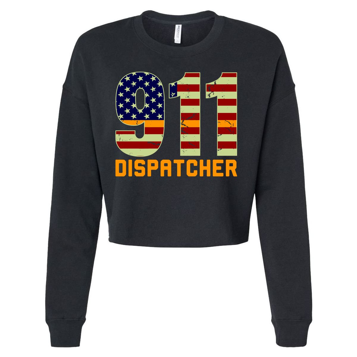 911 Dispatcher Cropped Pullover Crew