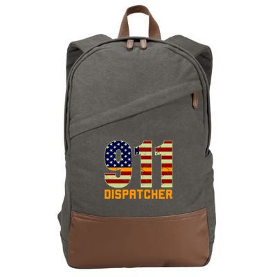 911 Dispatcher Cotton Canvas Backpack