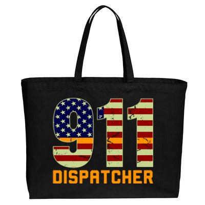 911 Dispatcher Cotton Canvas Jumbo Tote