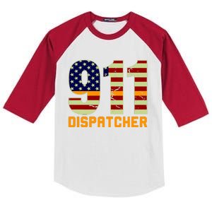 911 Dispatcher Kids Colorblock Raglan Jersey