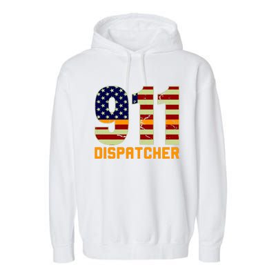 911 Dispatcher Garment-Dyed Fleece Hoodie