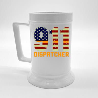 911 Dispatcher Beer Stein