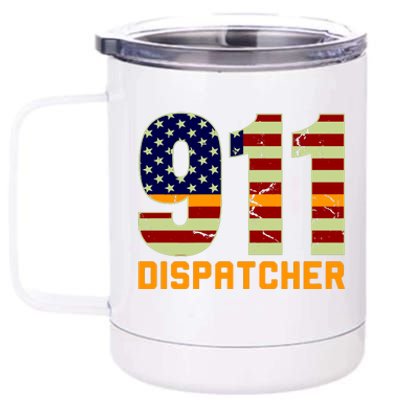 911 Dispatcher 12 oz Stainless Steel Tumbler Cup