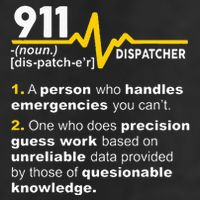 911 Dispatcher Definition Handles Emergencies Dispatch Cool Comfort Performance Bucket Hat