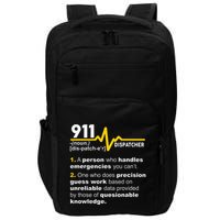 911 Dispatcher Definition Handles Emergencies Dispatch Impact Tech Backpack