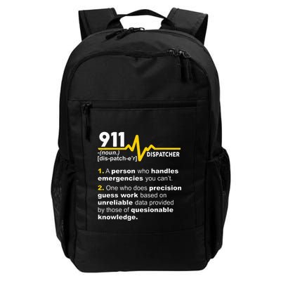 911 Dispatcher Definition Handles Emergencies Dispatch Backpack