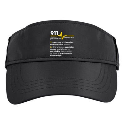 911 Dispatcher Definition Handles Emergencies Dispatch Adult Drive Performance Visor