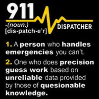 911 Dispatcher Definition Handles Emergencies Dispatch Bucket Hat