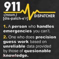 911 Dispatcher Definition Handles Emergencies Dispatch Tumbler