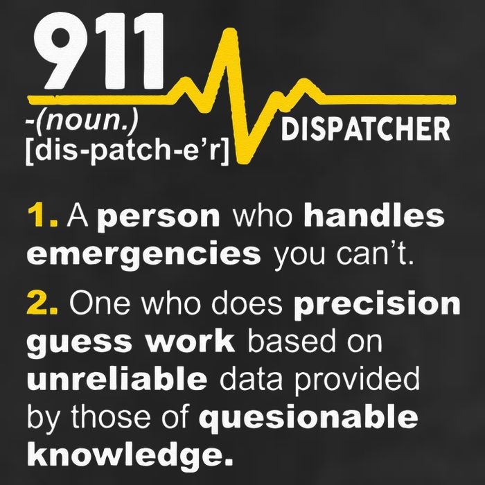 911 Dispatcher Definition Handles Emergencies Dispatch Trucker Hat