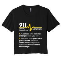 911 Dispatcher Definition Handles Emergencies Dispatch Crop Top