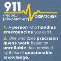 911 Dispatcher Definition Handles Emergencies Dispatch Garment-Dyed Sweatshirt