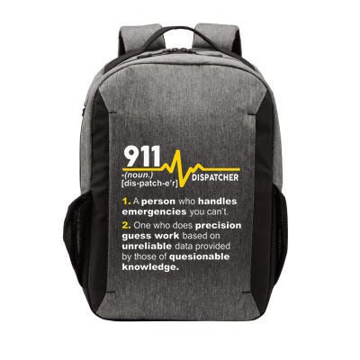 911 Dispatcher Definition Handles Emergencies Dispatch Vector Backpack