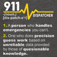 911 Dispatcher Definition Handles Emergencies Dispatch Vector Backpack