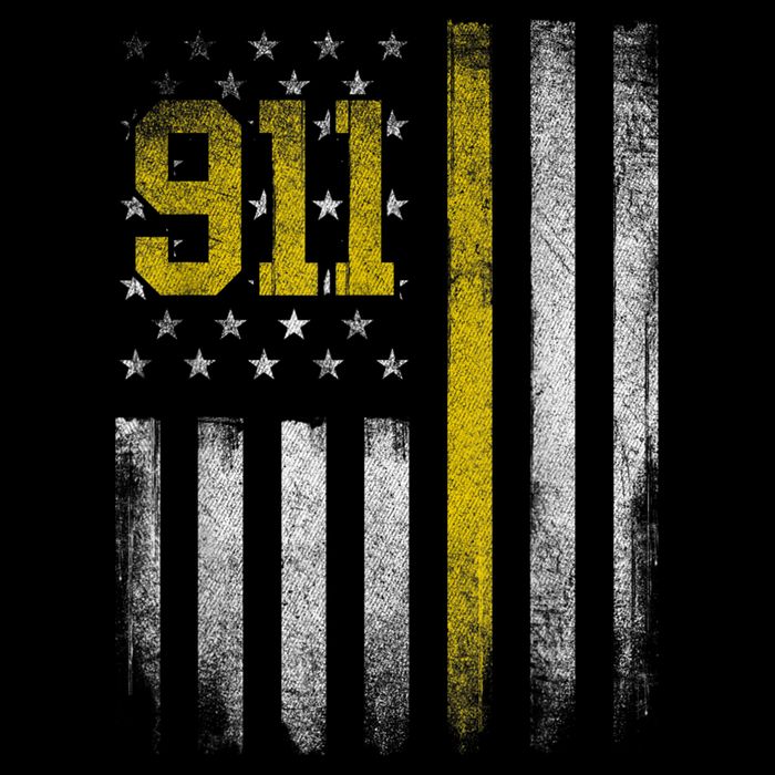 911 Dispatcher Dispatch US Flag Police Emergency Responder City Backpack