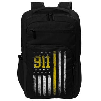 911 Dispatcher Dispatch US Flag Police Emergency Responder Impact Tech Backpack