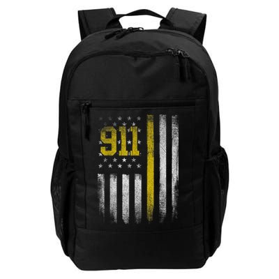 911 Dispatcher Dispatch US Flag Police Emergency Responder Backpack