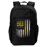 911 Dispatcher Dispatch US Flag Police Emergency Responder Backpack