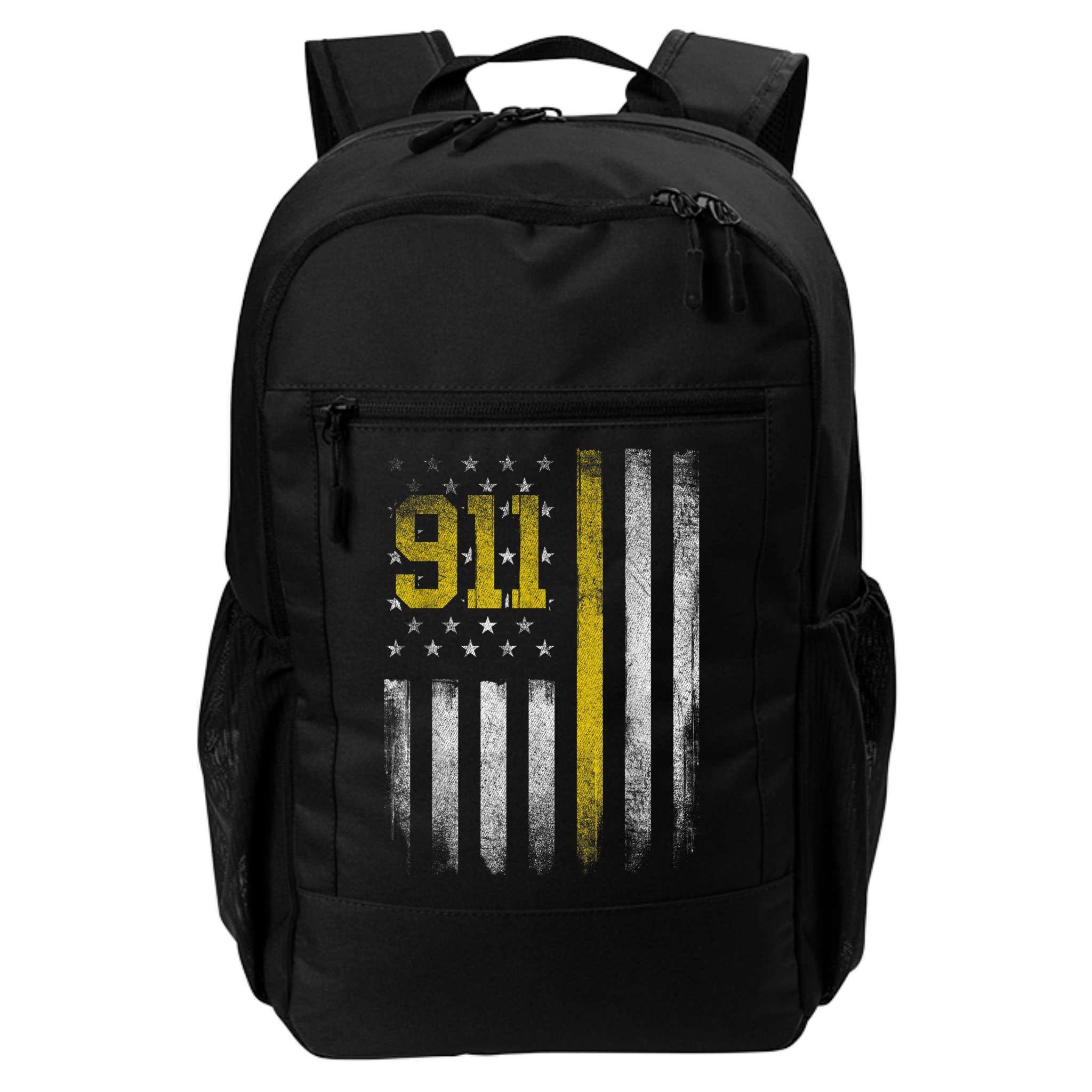911 Dispatcher Dispatch US Flag Police Emergency Responder Backpack