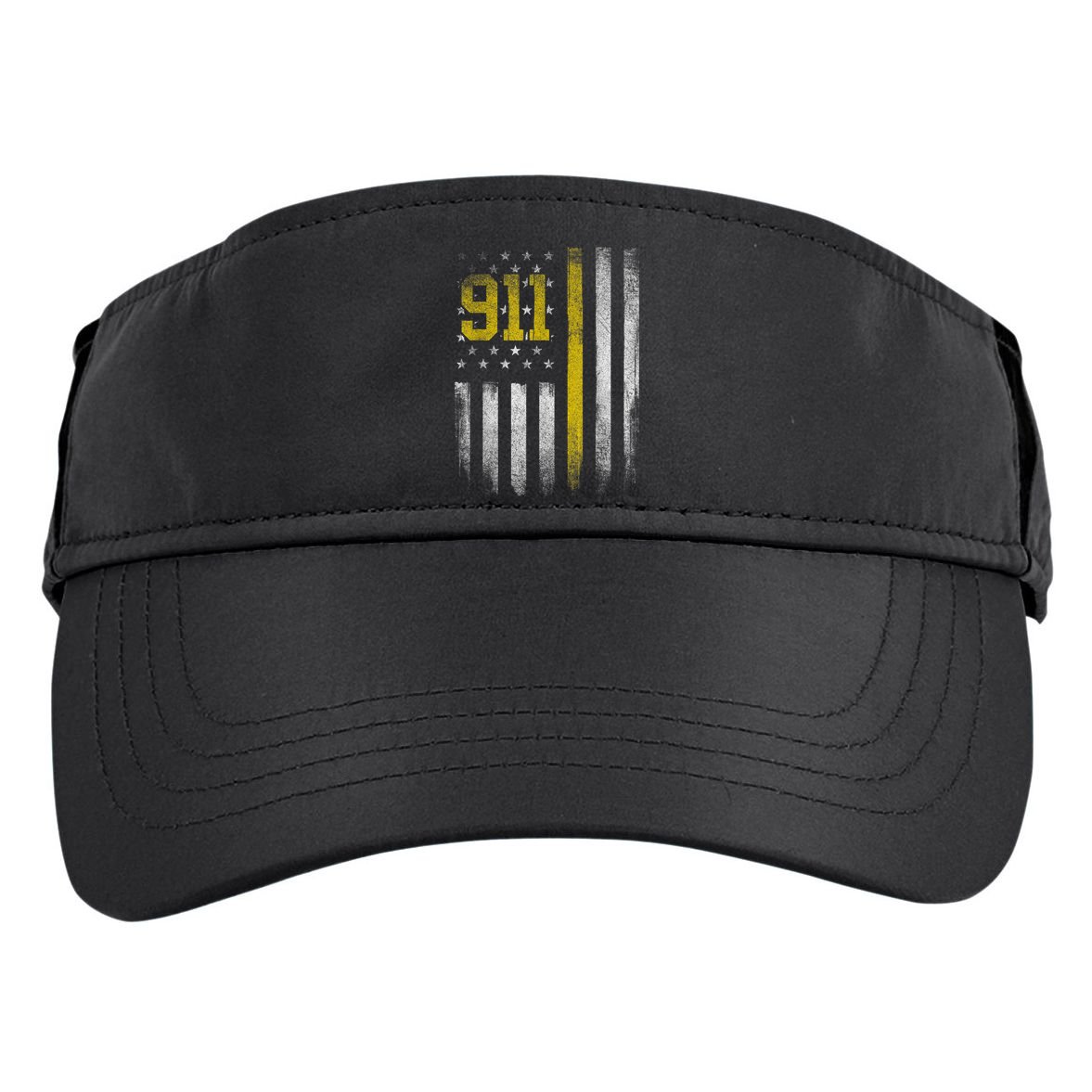 911 Dispatcher Dispatch US Flag Police Emergency Responder Adult Drive Performance Visor